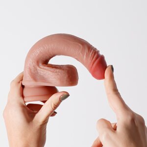 Crushious Inviktus Liquid Silicone Dildo 19 cm – Ultra-Realistic with Suction Cup