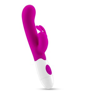 Crushious Jigglie – Rabbit Vibrator with 30 Modes + Water-Based Lubricant & Free Batteries