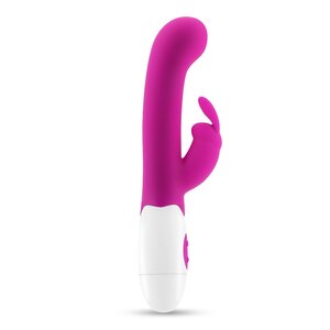 Crushious Jigglie – Rabbit Vibrator with 30 Modes + Water-Based Lubricant & Free Batteries