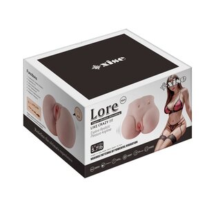 Lore Dual Torso 2.6 kg – Vibrating Masturbator, Vagina and Anus