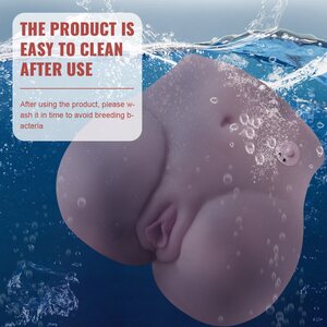 Lore Dual Torso 2.6 kg – Vibrating Masturbator, Vagina and Anus