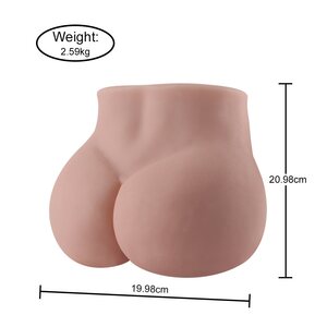 Lore Dual Torso 2.6 kg – Vibrating Masturbator, Vagina and Anus