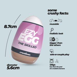 Crushious Ezy Egg The Skilled Masturbaattorimuna