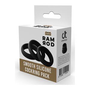 Dream Toys Smooth Silicone Penis Rings 3 pcs