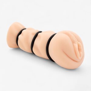 Hidden Desire Mega Tiukka Taskumasturbaattori – Säädettävä imu, 3 rengasta