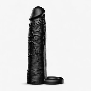 Hidden Desire Penis Sleeve Liquid Silicone with Ring 18 cm
