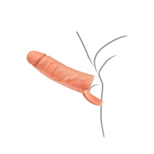 Hidden Desire Liquid Silicone Penis Extension Sleeve – with Ring 15 cm