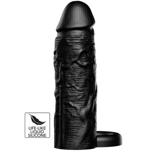 Hidden Desire Liquid Silicone Penis Extension Sleeve – with Ring 15 cm