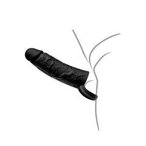 Hidden Desire Liquid Silicone Penis Extension Sleeve – with Ring 15 cm