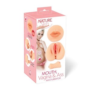 Nature Skin Triple Temptation – Kolmoisnautinnon Realistinen Masturbaattori