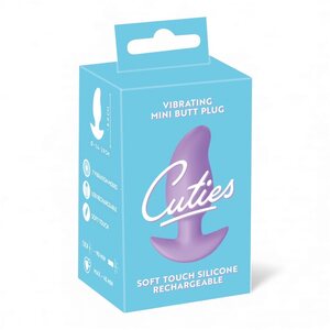 Cuties Värisevä Mini Anaalitappi – Kaareva P-Pisteen Stimulointi
