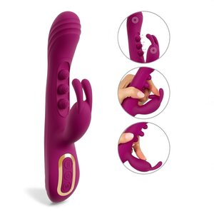 Javida SquirtMaster Duo – Knocking G-pistevibraattori & Rabbit-kiihotin