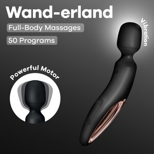 Satisfyer Wand-Erland – Premium Hierontawand 50 Ohjelmaa (IPX7)