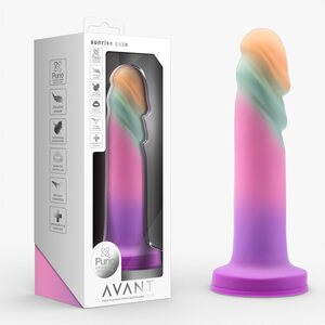 Blush Novelties Sunrise Gaze – Silkkinen Silikonidildo Imukupilla