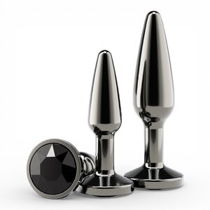 NS Novelties Rear Assets Noir – Alumiininen Harjoittelusetti (2 kpl)