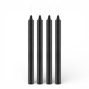 Rosy Gold NOIR DRIP – Seduction Candle Set (Black)