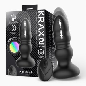 Intoyou Krax Motion Control - Liikkuva ja värisevä anaalistimulaattori kauko-ohjauksella