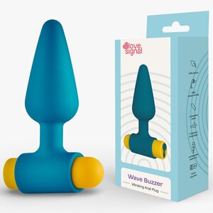 Love Signal Wave Buzzer – Kompakti Ladattava Anaalivibraattori (IPX6)