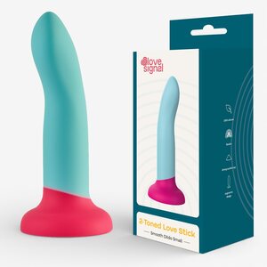 Love Signal 2-Toned Love Stick Small – Aloittelijan Slim Silikonidildo Imukupilla