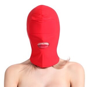 Velvet Obedience Hood – Pehmeä Blindfold-huppu Suuaukolla
