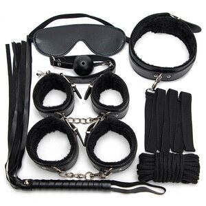 Midnight Comfort Bondage Kit – 7-osainen Setti