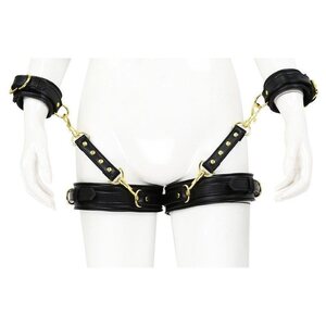 DISCOUNT Crimson Capture Leg Cuff Set – Reisi- ja Rannekahleet Musta