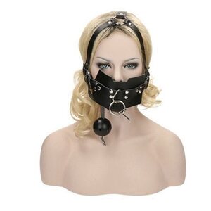 DISCOUNT Total Control Head Harness – Säädettävä Nahkainen Suupallopäähine