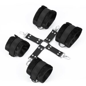 DISCOUNT Total Restraint X – Pehmustettu Hogtie Ristiside-setti