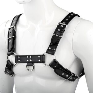 DISCOUNT Crimson Control Harness – Katseen Lukitsevat Rintavaljaat Musta