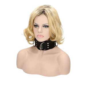 DISCOUNT Dominus Prime Collar – Leveä Nahkainen BDSM Kaulapanta Renkailla