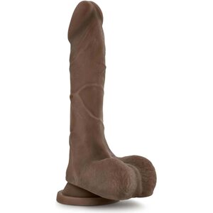 Blush Novelties Dildo Au Naturel Mr Perfect Chocolate