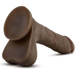 Blush Novelties Dildo Au Naturel Mr Perfect Chocolate
