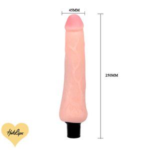 Baile realistic cock Vibraattori Vaalea 25 cm