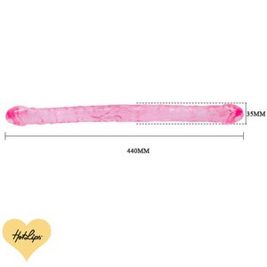 Kaksipäinen Tupladildo Pinkki