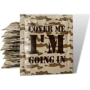 Cover Me! I Am Going In Kondomi