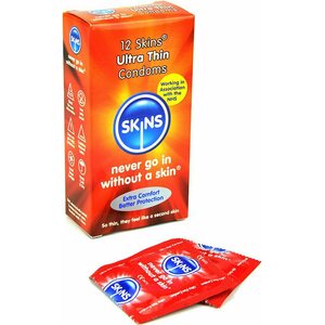 SKINS Ultra Thin Kondomit 12 kpl
