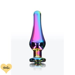 Toy Joy Metallinen Anaalitappi Rainbow Diamond Bum Bijou Medium
