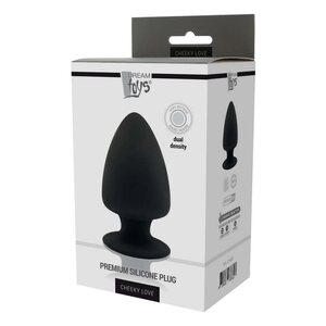 Dream Toys Anustappi Premium Silikoni Musta L
