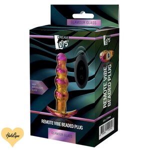 Dream Toys Glamour Glass Radio-Ohjattava Anaalitappi