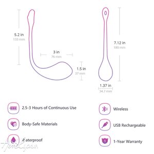Lovense Lush 2 App Controlled Vibrator