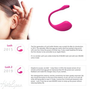 Lovense Lush 2 App Controlled Vibrator