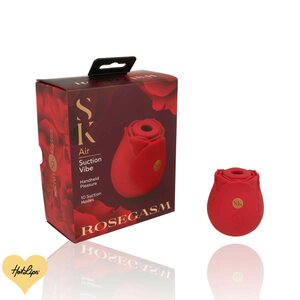 Secret Kisses Rosegasm Air Suction Vibe Klitoriskiihotin Ruusunpunainen