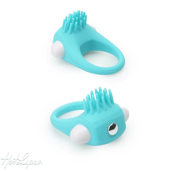 Dream Toys Lit-Up Moottoroitu Penisrengas Sininen