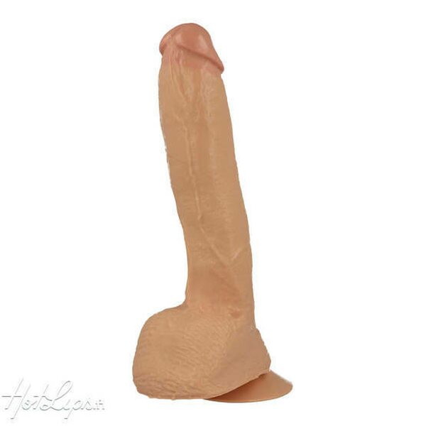 Dildo Mansize 10 Tuumaa - Vaalea