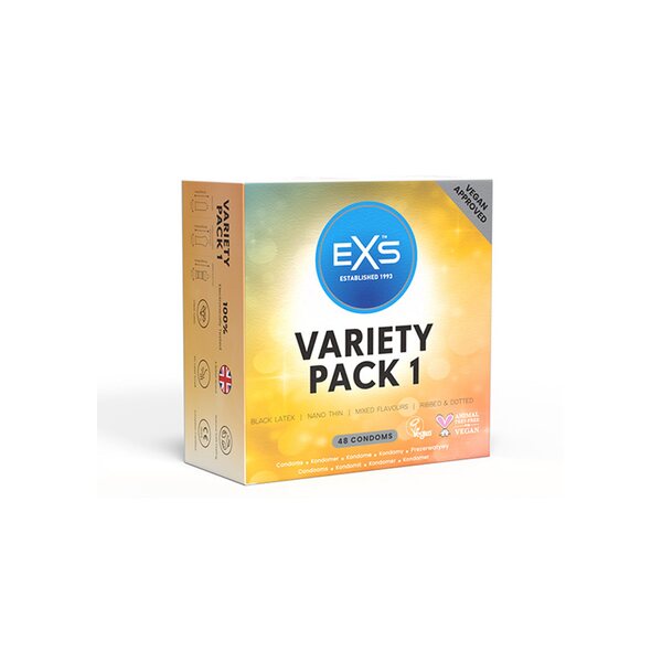 EXS Condoms Variety Pack Condónes 48 uds