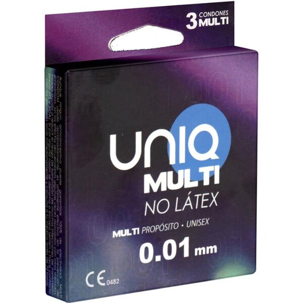 Uniq Condoms Multi Lateksiton Kondomi 3 kpl