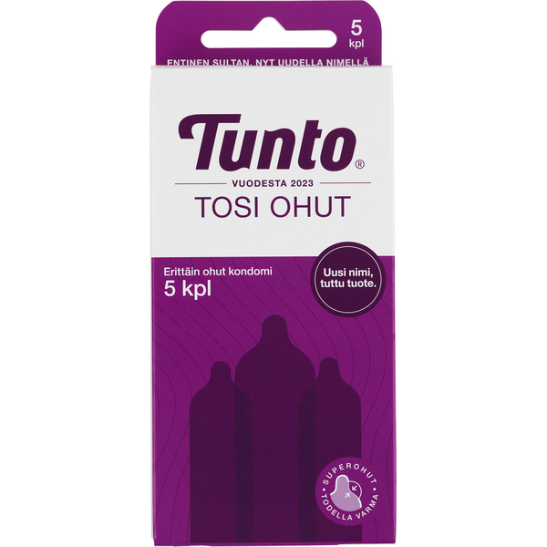 RFSU Tunto Tosi Ohut Kondomi 5 szt.