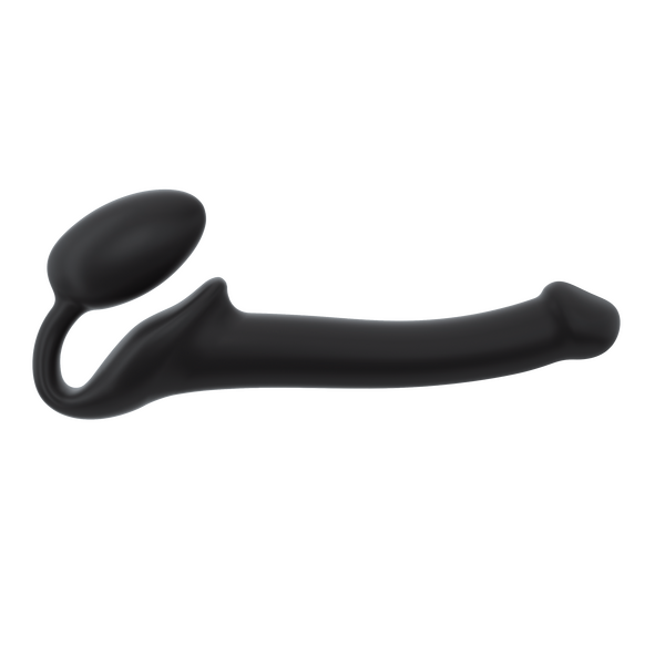 Strap On Me Silicone Bendable Strap-On Musta