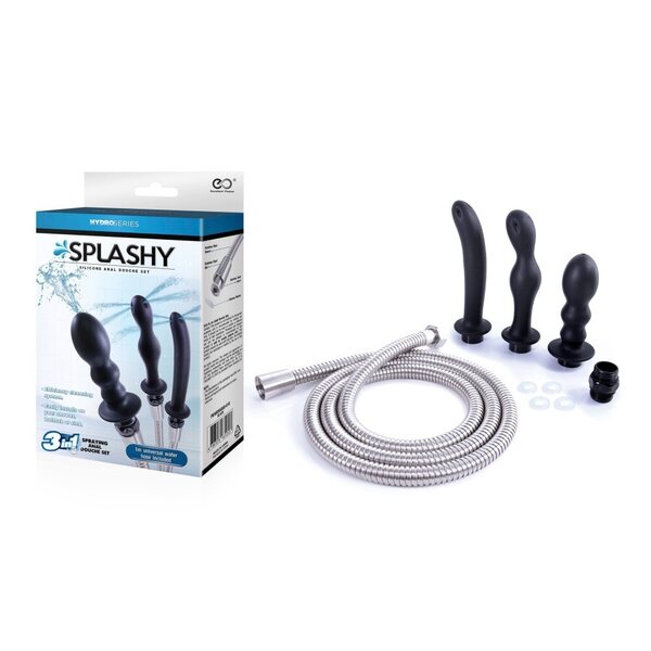 Splashy Silicone Anal Douche Set 3 in 1