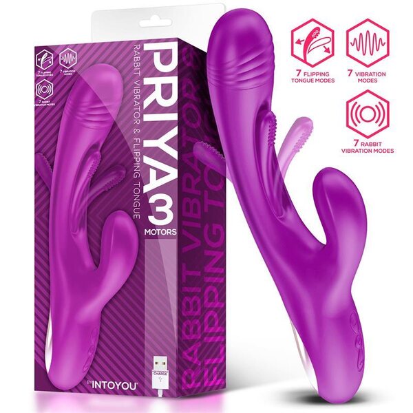 Intoyou Priya Rabbit Vibrator & Flipping Tongue